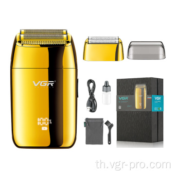 VGR V-399 เครื่องโกนหนวดร่างกายแบบชาร์จไฟได้สำหรับผู้ชาย